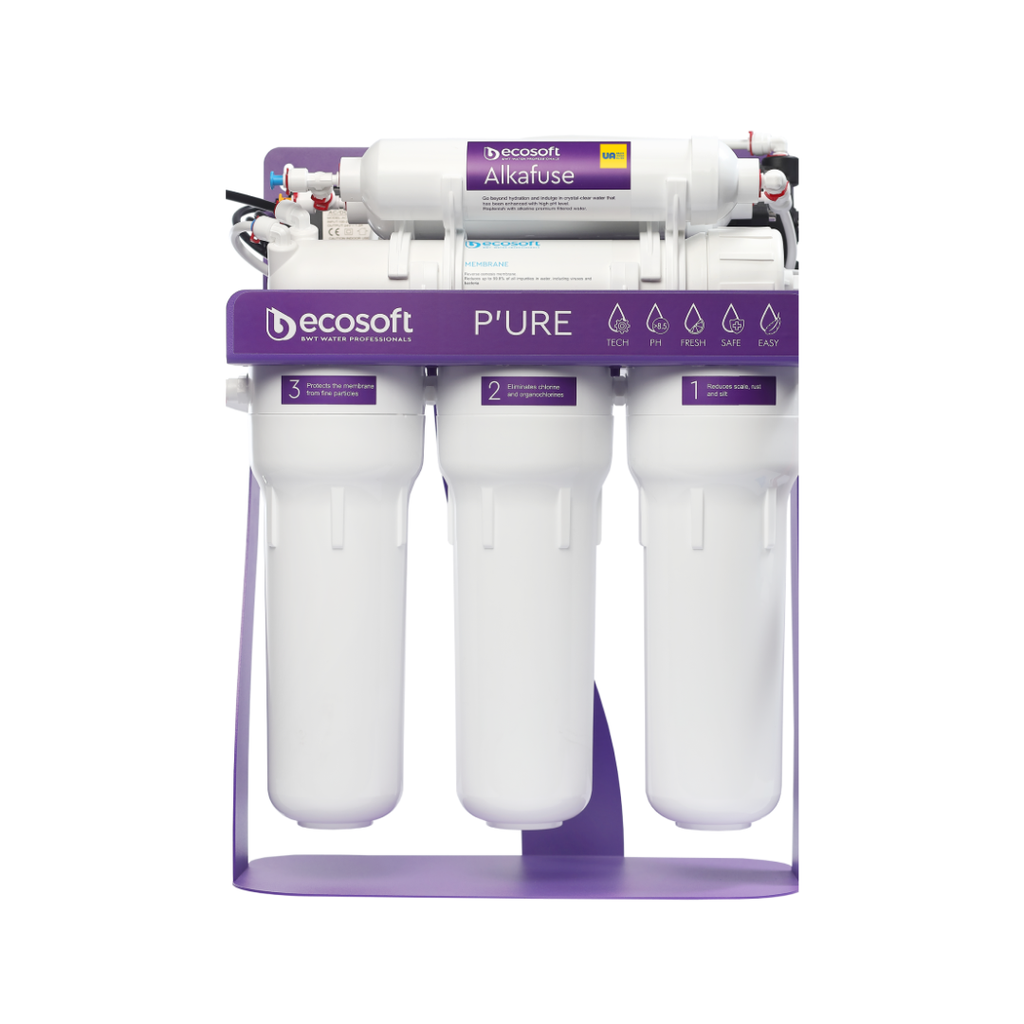 Ecosoft PURE Alkafuse RO-filter met pomp vooraanzicht