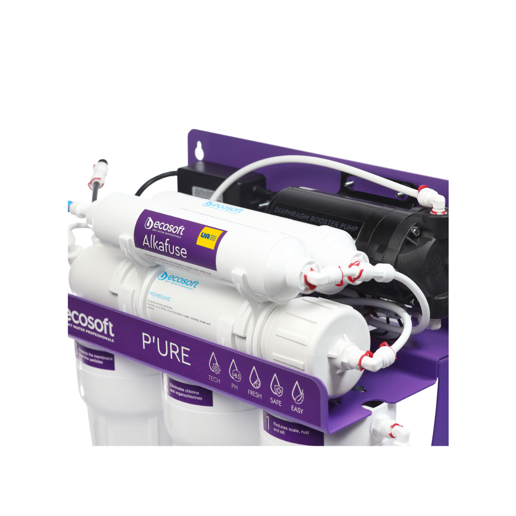 Ecosoft PURE Alkafuse RO-filter met pomp filters