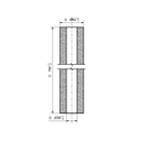 Polypropyleen sedimentfilter 30_ afmetingen