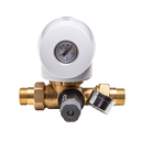 Terugspoelfilter 1" AQMOS met drukregelaar en manometer bovenaanzicht