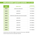 Luminor UV-Sleeve Kwartsbuis (RQ-210)